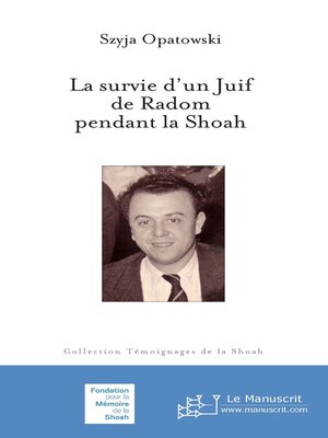 cover image of La survie d'un juif de Radom pendant la Shoah